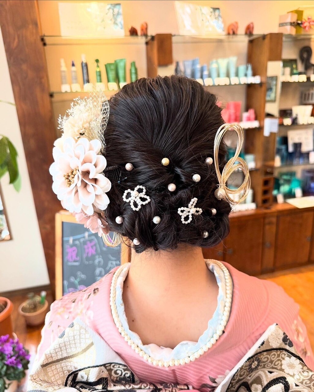 ◇〈着物〉ヘアセット【いわき髪質改善オージュアサロン】：L235786841