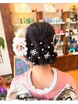 モリグリーン(MORI GREEN)&nbsp;◆〈着物〉ヘアセット【いわき髪質改善オージュアサロン】