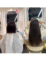 ルフレ 新宿本店1st(Reflet)&nbsp;プルエクステ/ダイヤモンド/馴染ませカット