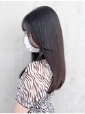 韓国ヘア顔周りレイヤーロング美髪_ba400932