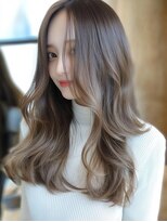 ジルバイジゼル(JILL by GiseL)&nbsp;透けるグレージュエアリーバング