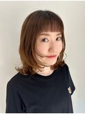 姫カット×オン眉