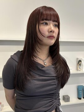 シニエ バイ ビセオ(Signet by VISEO) 【Signet by VISEO】ロングレイヤー×レッド