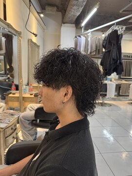 アイズ 海老名(AIZU) マレットヘア シャドウパーマ 海老名パーマ ウルフパーマ