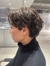 メンズカット+フェザーパーマ ￥8000