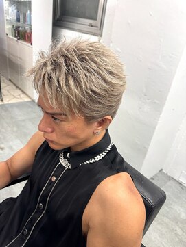 メンズ ラピス(Men's Lapis) フェードレス　ブロックレス　ガイルフェザー