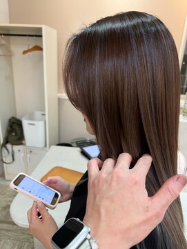 アスラン(ASLAN) 【aslan】大人ハイライト/グレージュ/レイヤースタイル