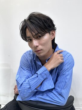 ロンドオム 池袋(Lond Homme) men's/メンズ/ブルーブラック/フェザーパーマ/ダウンパーマ/池袋