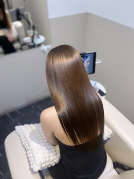 髪質改善/髪質改善カラー/大人ガーリー/アースカラー