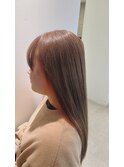 ミルクティーベージュ　インナーカラー　越谷