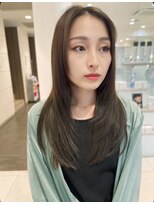 マージュ ギンザ(marju GINZA)&nbsp;オリーブハイライト　顔まわりレイヤーカット