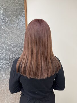 タミーズ 金山(Tummy's) オレンジブラウン×セミロング