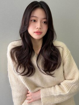 ソヨン 平塚店(SOYON) 《SOYON》ウェーブパーマ ニュアンスカラー ロングレイヤー