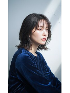 コートフィールエー(CO_T feel.a) 大人可愛い「暗髪×切りっぱなしヘア」