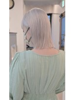 アグ ヘアー ジーナ 大宮東口店(Agu hair gina)&nbsp;ホワイトミルクティーカラー