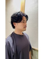 銀座八 【銀座メンズカット】銀座八×大人の色気パーマ<理容室>