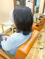 アビエクレール 河内花園(abije claire) ナチュラル外ハネくびれミディ【河内花園駅】