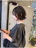 ボブパーマ、ボブニュアンスパーマ、パーマゆるめ、毛先パーマ