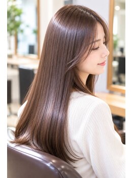 トゥーフー(TO:HU)の写真/【天王寺駅徒歩5分】プレミアム髪質改善ストレートで生まれつきのような自然なストレートへ<天王寺>