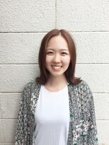 ヘアークリエーション アンベリール(hair creation embellir) ワンレン切りっぱなしロブ