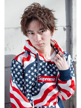 エルクバイコットン(elk by Cotton) 【elk by cotton平塚】メンズ/かきあげヘア/メンズショート