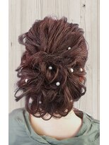 ハナココ 水戸店(hana Coco) ゆるふわアップ 結婚式 二次会 撮影 花嫁 お呼ばれ 水戸