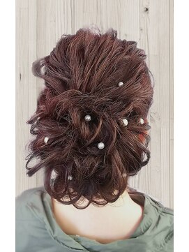 ハナココ 水戸店(hana Coco) ゆるふわアップ 結婚式 二次会 撮影 花嫁 お呼ばれ 水戸