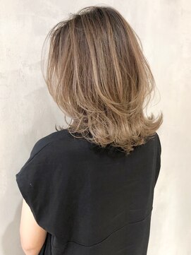 アルバム 渋谷パルコ(ALBUM) ハイライトグラデーション_フリンジウェーブ_ba296841