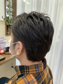 コアフィールフィス(COIFFURE fils) 《見附 今町》大人メンズ ツーブロ アップバング