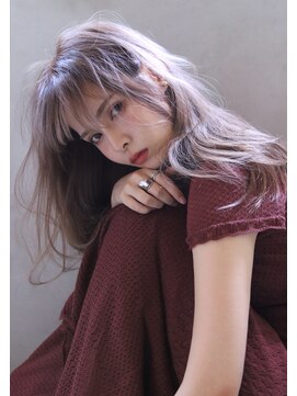 ブラン 広島本通(Blanc) 【Blanc/広島】ロングレイヤー＿シースルーカラー＿ロング