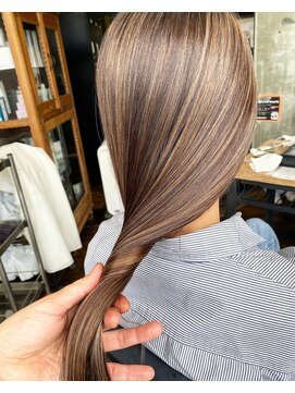 ガルボ ヘアー(garbo hair) #極細３Ｄカラー#ハイライト#可愛い#アレンジ#下村スタイル