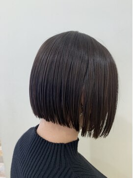 ビューバイネオリーブ 用賀店(Beau'r by neolive) ショコラベージュ ボブルフ ベビーバング ワンカール