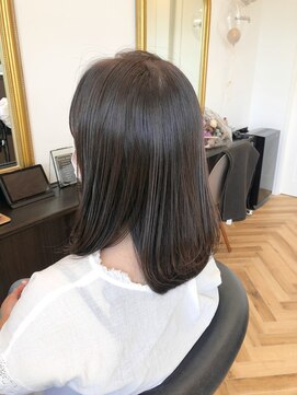 アゲート(agete) ミディアム×ネイビーアッシュ