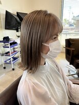 ラ メール ヘア デザイン(La mer HAIR DESIGN)&nbsp;ミルクティーベージュカラー/ブリーチカラー