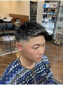 #メッシュ#フェード#下関#メンズカット