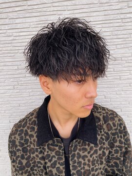 ミオ(Mio) 滋賀、南草津、メンズ美容室、波巻きツイストスパイラルパーマ