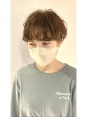 美髪/大人かわいい/こなれミディ/サンドベージュ