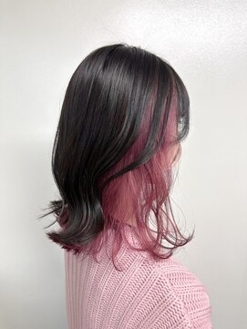 バブルス 久米川店(BUBBLES) いつもの髪色に飽きたら☆ピンクアッシュ
