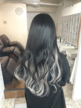 ハイエクステンション 京都駅前店(Hi-Extension) バレイヤージュ風グラデーション▼miho007