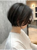 大人ガーリー_チョコレートカラーショート20代30代40代