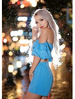 ワン(ONE)&nbsp;ホワイトカラー×スーパーロングシールエクステ