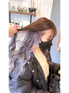 エンカウントバイマハロ 千葉(encount by mahalo) white purple