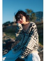 ボンド 三軒茶屋(Bond)&nbsp;ミディアムウルフ×癖毛風パーマ【三軒茶屋 RYUKI パーマ】