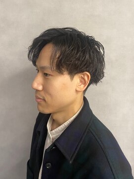 ソアー 新大阪(SOAR) メンズアップバングナチュラル無造作ツイストパーマ【新大阪】