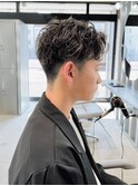 メンズニュアンスパーマスタイル60