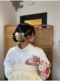 和髪シニヨン