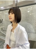 ◎ミニボブ縮毛矯正ショートボブストレートパーマ