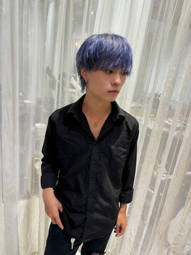 フリーラ 表参道(freera) メンズシルバーブルーカラー