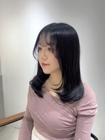 エンバイユアーズ 飯田橋店(eN° by youres)&nbsp;ラベンダーブルー×レイヤーカット♪