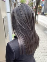 ローレンアンドパレード 並木坂店(Lauren&Parade)&nbsp;ラフグレージュ　バレイヤージュ　ダブルカラー　デザインカラー